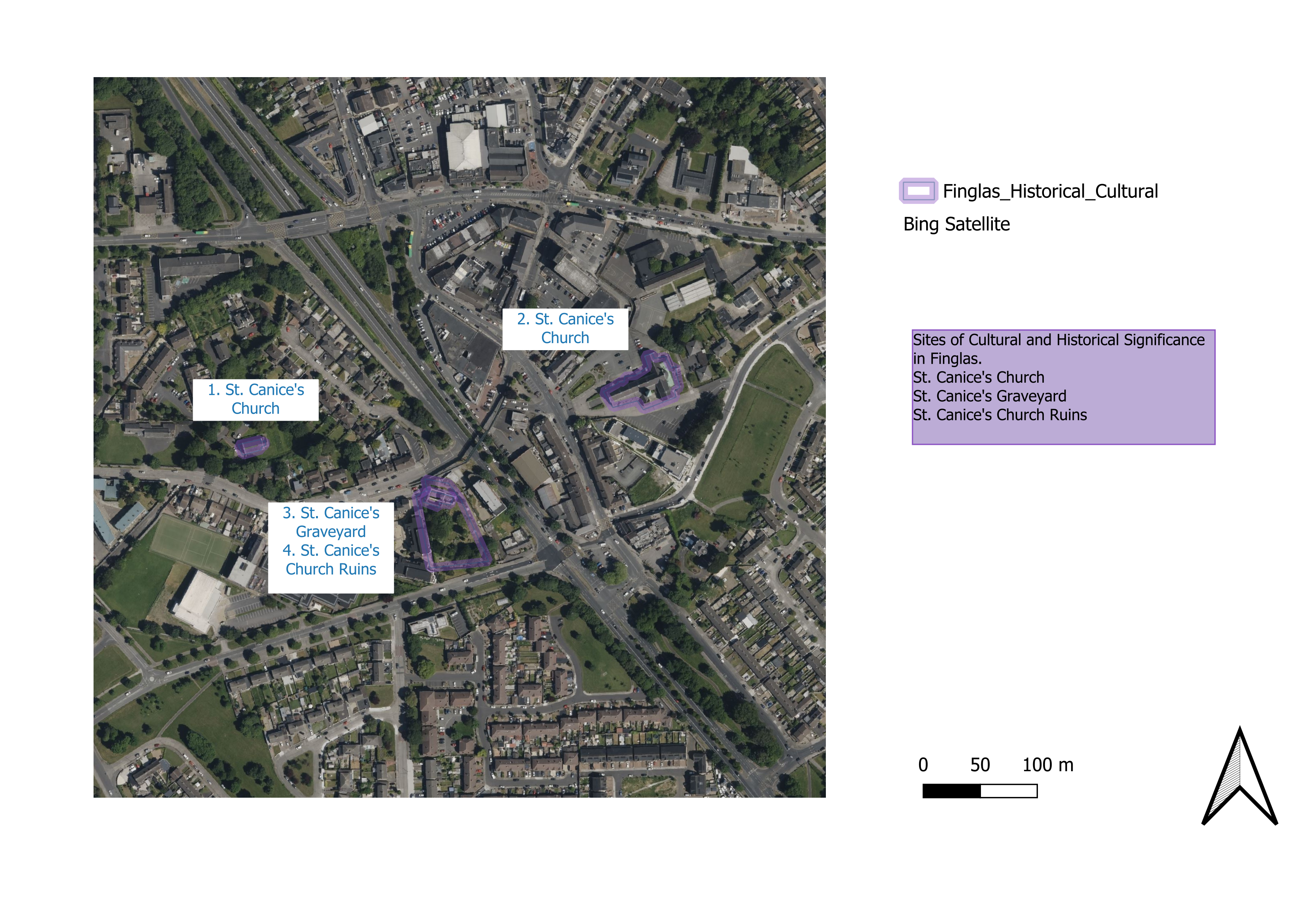 Finglas Satellite Image