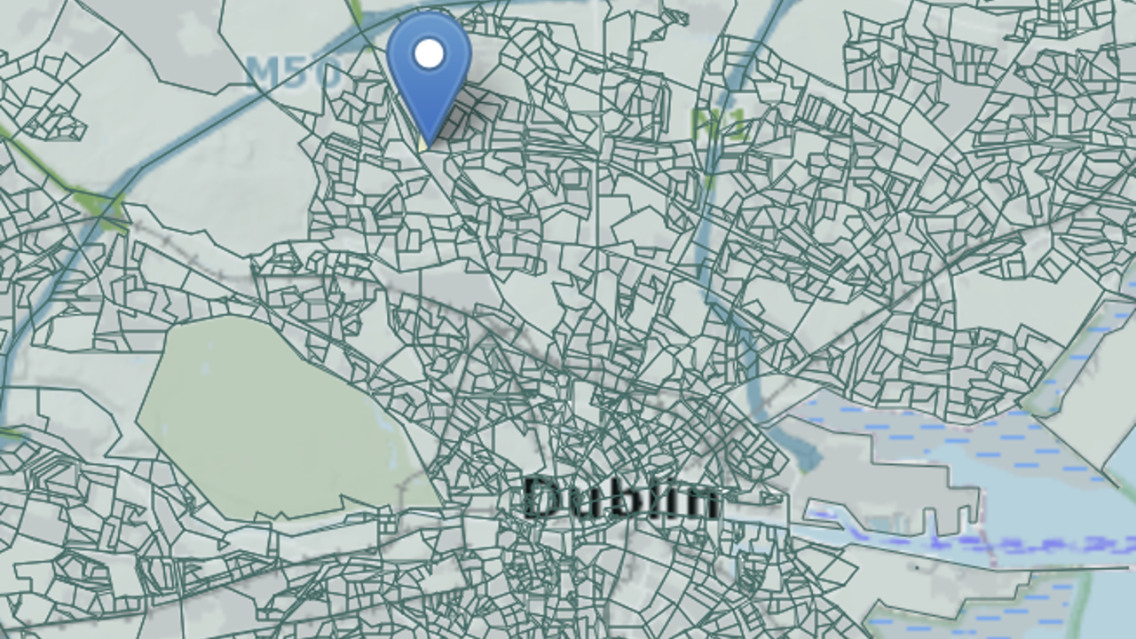 Finglas North Dublin map